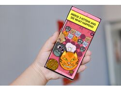 Приложение Котики! Три в ряд.