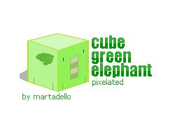 Пиксельный Cubeelefant
