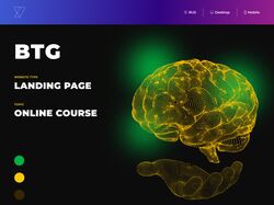 Примеры работ: Дизайн сайтов (landing page)