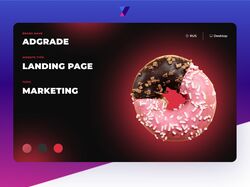 Примеры работ: Дизайн сайтов (landing page)