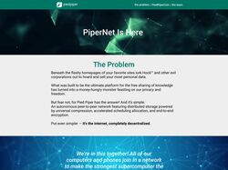 Landing page.