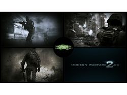 Заставка для сайта Modern Warfare 2