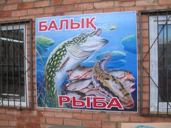 Реклама рыбного магазина
