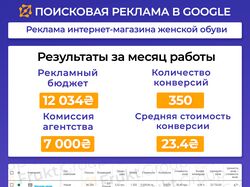 Реклама и-нет магазина женской обуви