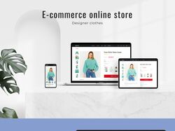 Дизайн онлайн магазина одежды