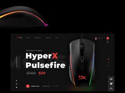 Концепт первого экрана для hyperX