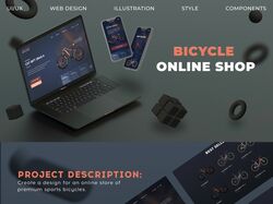 Bicycle Store Landing Page