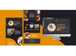 Адаптивная верстка landingPage Food Lover
