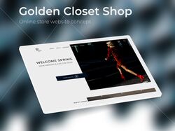 Концепт сайта для магазина одежды