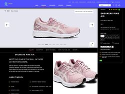 Дизайн интернет магазина "Sneaker store"