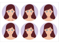Massage area icons