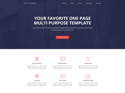 Адаптивная верстка landingPage ActiveBox
