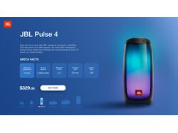 Концепт дизайн банера для JBL