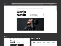 Сайт портфолио