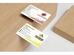 Business card for Algo Moderno company