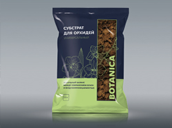 Дизайн упаковки субстрата для орхидеи