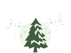 Логотип для ёлочной компании Krislandia
