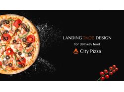 Food Delivery Landing Page CityPizza