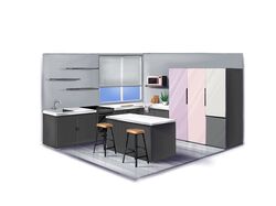 Интерьер в изометрии