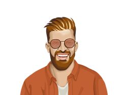 Портрет флет