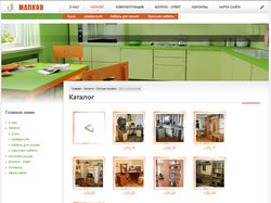 Сайт компании по изготовлению мебели