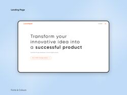 Дизайн лендинга для разработчиков приложений