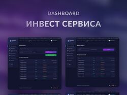 Дашборд ивест сервиса Zhongrong Capital