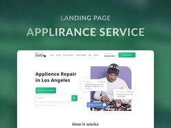 Landing Page applirance service in LA