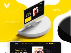 Дизайн игрового магазина  ”surfix”
