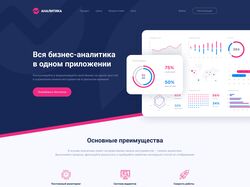 Аналитика Landing page [Figma]