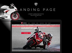 Landing Page по продаже мотоциклов