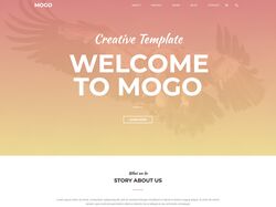 Адаптивная верстка. Landing page - 'MOGO'