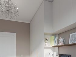 3d визуализация детская комната для девочки