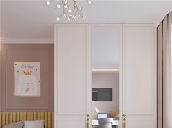 3d визуализация детская комната для девочки