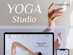 Landing Page for Yoga