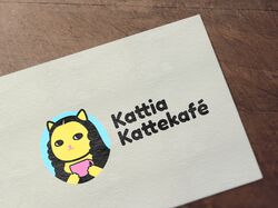 Логотип для кафе "Kattia Kattekafe"
