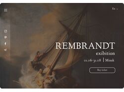 Превью для выставки картин Рембрандта