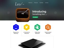 Landing page Leo