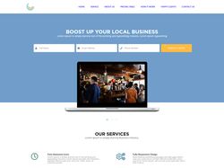 Business landing page
