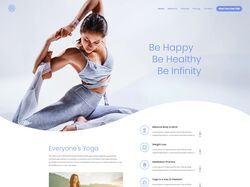 Адаптивная верстка сайта Yoga