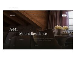 Website concept for the Interior Design Studio
