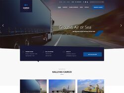 Верстка макета "Cargo"