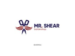 Логотип MR.SHEAR barbershop
