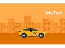 Mobile app design MyTaxi