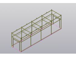 3D модель, каркасы и укрытия