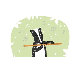 Барсук и флейта