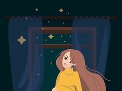 Беременная девушка