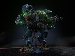 Боевой робот (GameReady модель, 4к текстуры)
