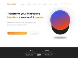 Домашняя страница 'Launchpad' (редизайн)