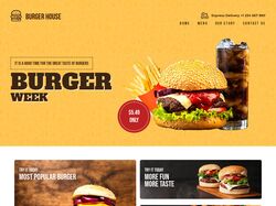 Burger House (Ресторанный LandingPage)